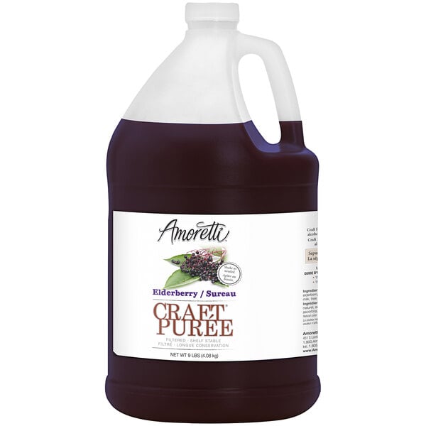 Amoretti Elderberry Craft Puree 1 Gallon