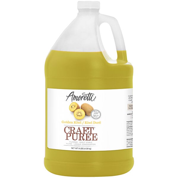 Amoretti Golden Kiwi Craft Puree 1 Gallon