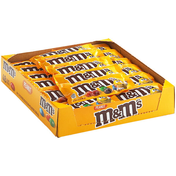 M&M's® Peanut Milk Chocolate Candies 1.74 oz. - 48/Box