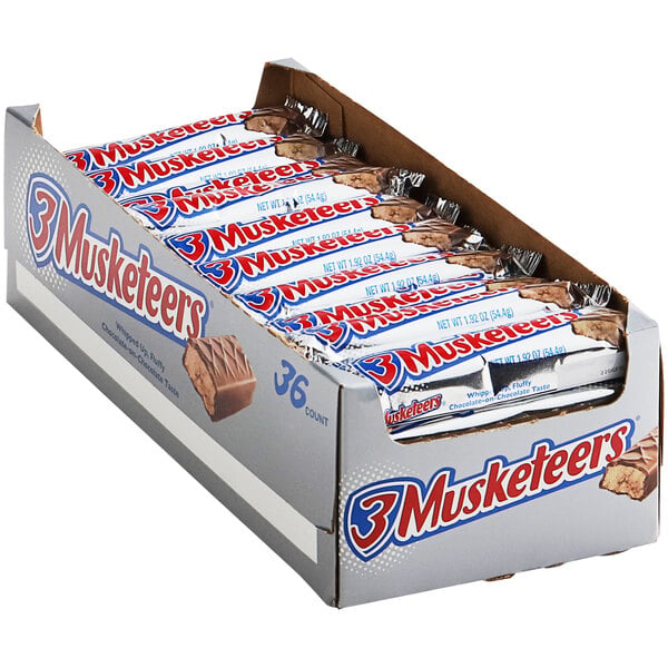 3 MUSKETEERS® Chocolate Candy Bar 1.92 oz. - 36/Box