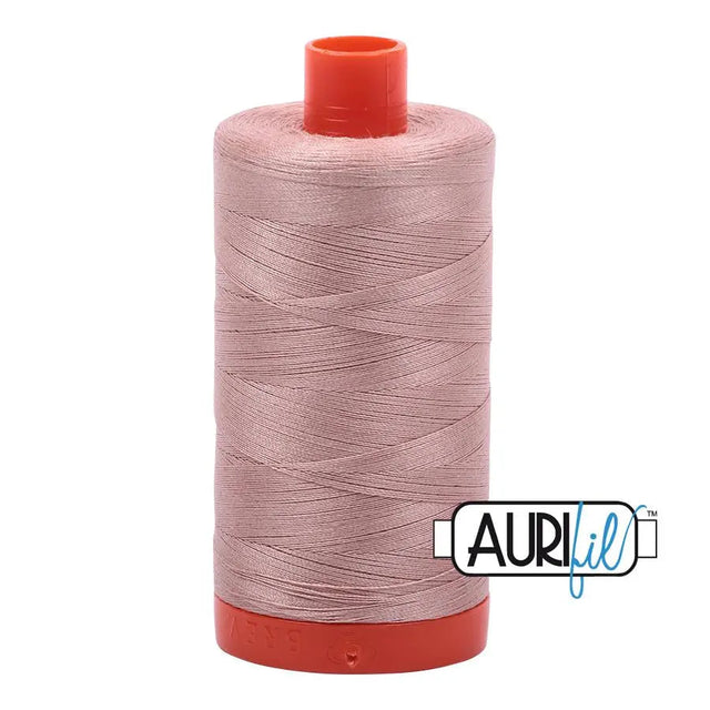 Cotton Thread 50wt Antique Blush Aurifil Large Spool