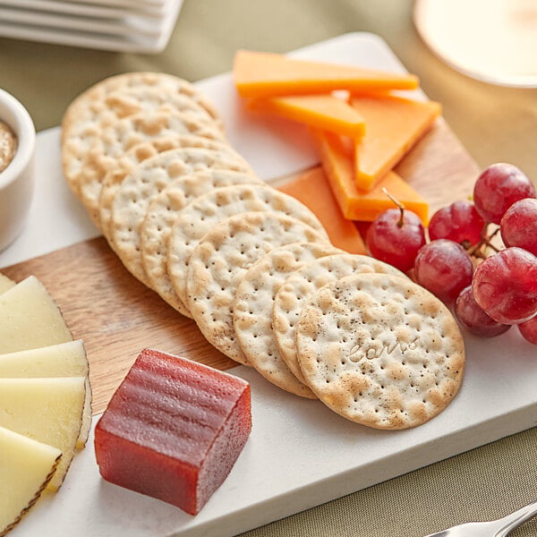 Carr's Table Water Cracked Pepper Crackers 4.25 oz. Box - 12/Case