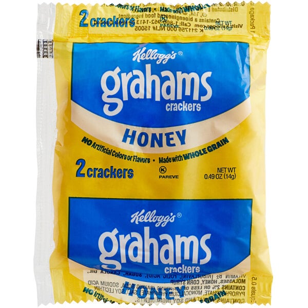 Kellogg's Honey Grahams 2-Pack - 200/Case
