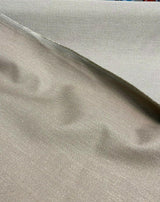 Italian Plain Taupe Linen Fabric - Taupe, Plain, 56" Width (By The Yard)