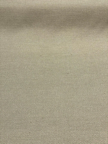 Italian Plain Taupe Linen Fabric - Taupe, Plain, 56" Width (By The Yard)