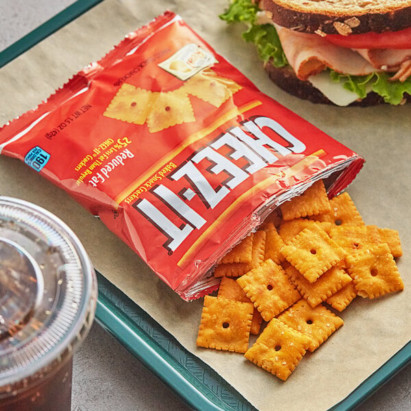 Cheez-It Reduced Fat Crackers 1.5 oz. - 60/Case