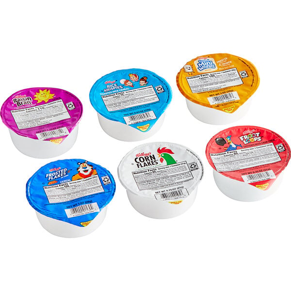 Kellogg's Family Cereal Bowl Pack Assortment - 96/Case