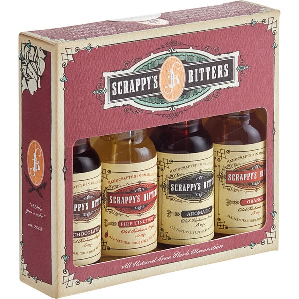 Scrappy's Bitters Essential Assorted Bitters Set 0.5 fl. oz.