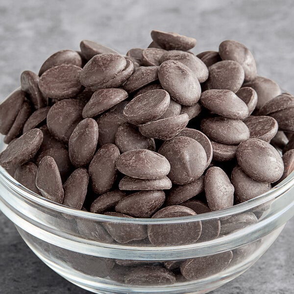 Ghirardelli 60% Cacao Dark Chocolate .5M Baking Chips 5 lb. - 2/Case