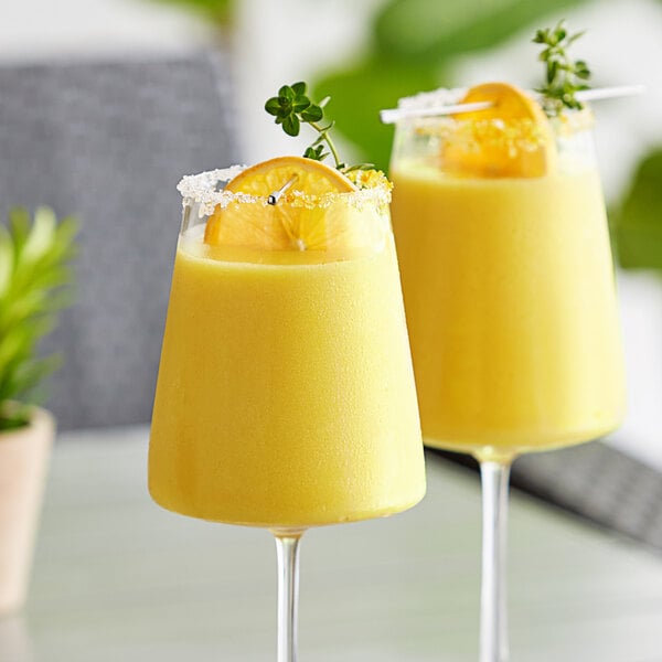 Les Vergers Boiron Orange and Bitter Orange 100% Fruit Puree 2.2 lb. - 6/Case