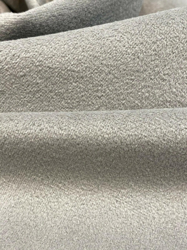 Fabricut Silver Lush Velvet Upholstery Fabric - Silver, 56" Width (1 Yard)
