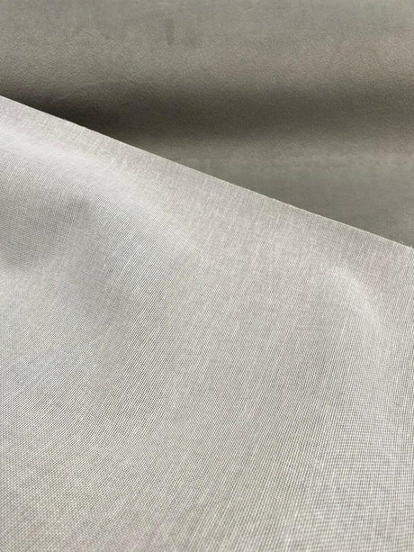 Fabricut Silver Lush Velvet Upholstery Fabric - Silver, 56" Width (1 Yard)