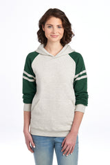 Jerzees® adult NuBlend Varsity Colorblock Hooded Sweatshirt