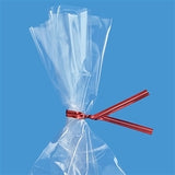 Red Metallic Twist Ties - 50 Pack