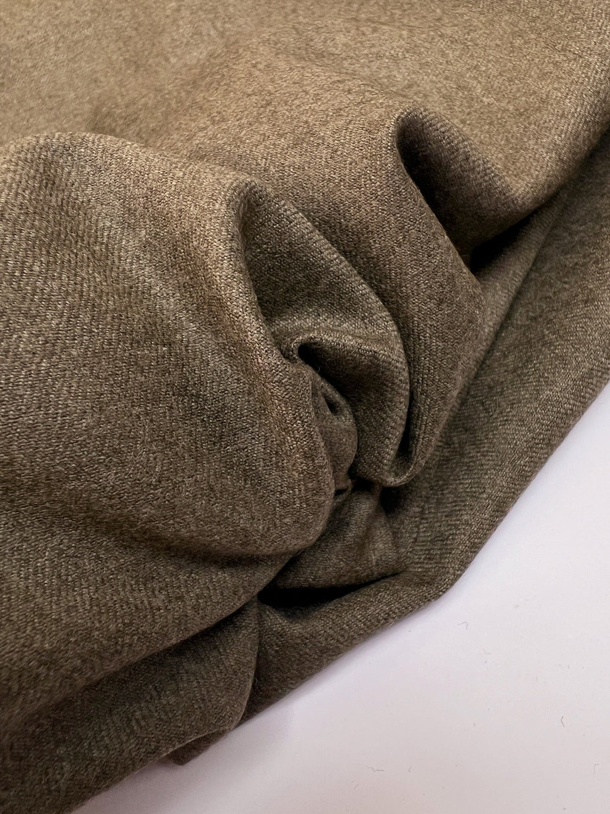 Italian Melange Wool Twill Suit Fabric