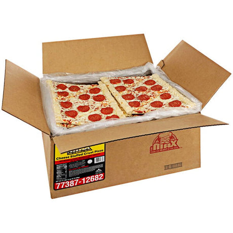 The MAX Whole Grain Stuffed Crust Pepperoni Pizza 4.8 oz. - 72/Case