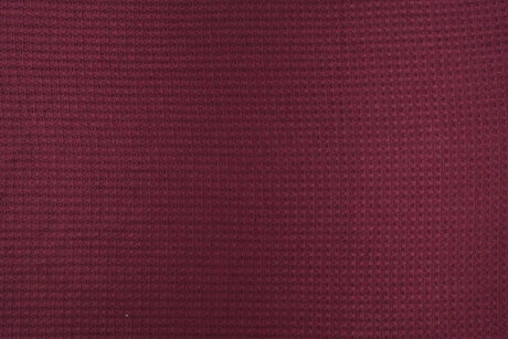 1 Yard Waffle Solid Knit Fabric, 58/60? Wide Polyester Rayon Spandex Blend