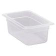 Cambro Translucent Food Pan, Quarter Size (6" x 10") x 4" Deep