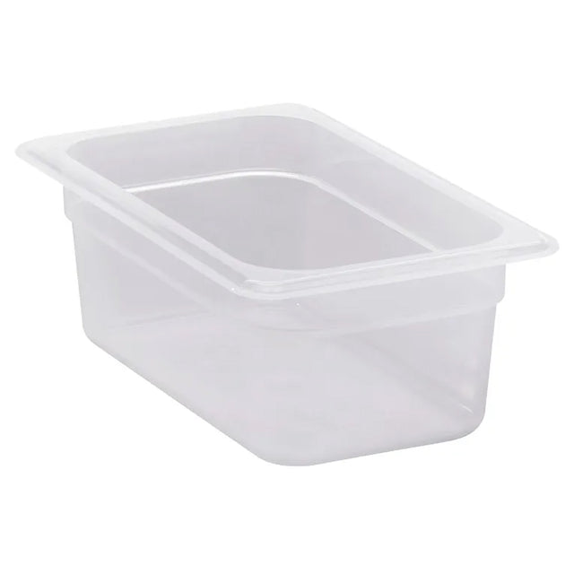 Cambro Translucent Food Pan, Quarter Size (6" x 10") x 4" Deep