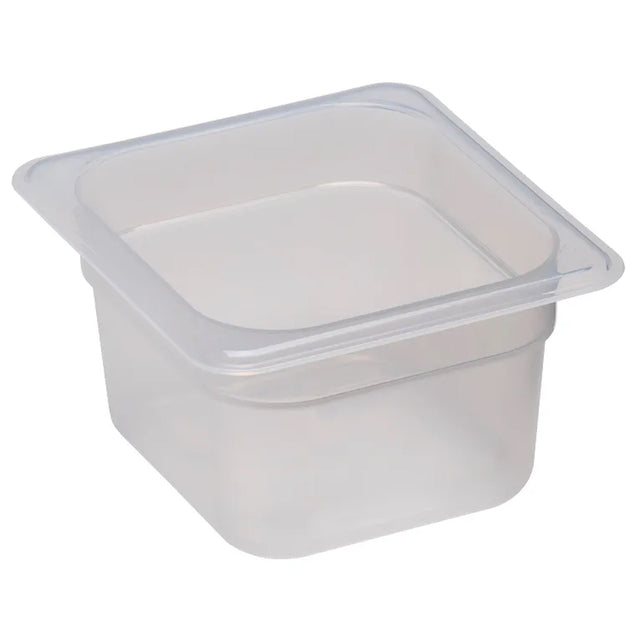 Cambro Translucent Food Pan, One Sixth Size (6" x 7") x 4" Deep