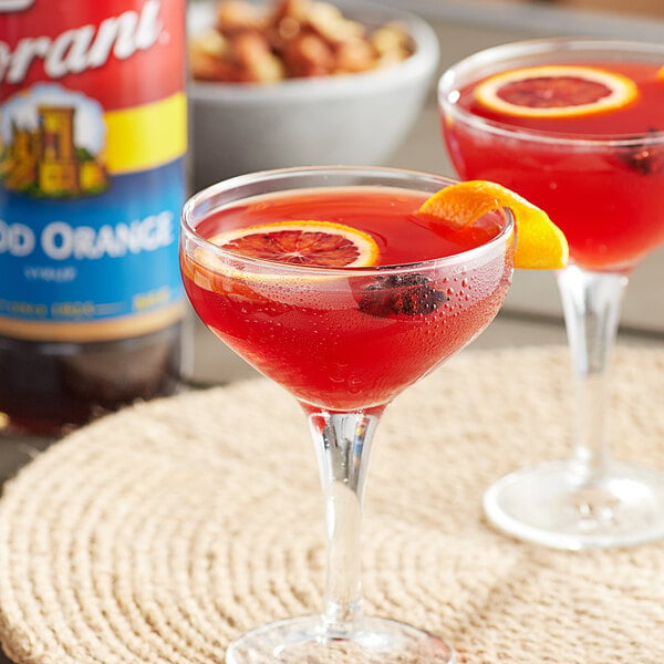 Torani Blood Orange Flavoring / Fruit Syrup 750 mL Glass Bottle