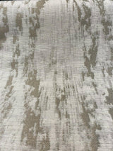 Baylis Rain Taupe Viscose Poly Filament Linen Jacquard Fabric - Taupe Modern Woven Design, 54" Width (1 Yard)