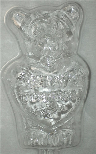 Teddy Bear With Heart Sucker Chocolate Mold