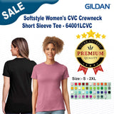 Gildan® Softstyle Women's CVC Crewneck Short Sleeve T-Shirt