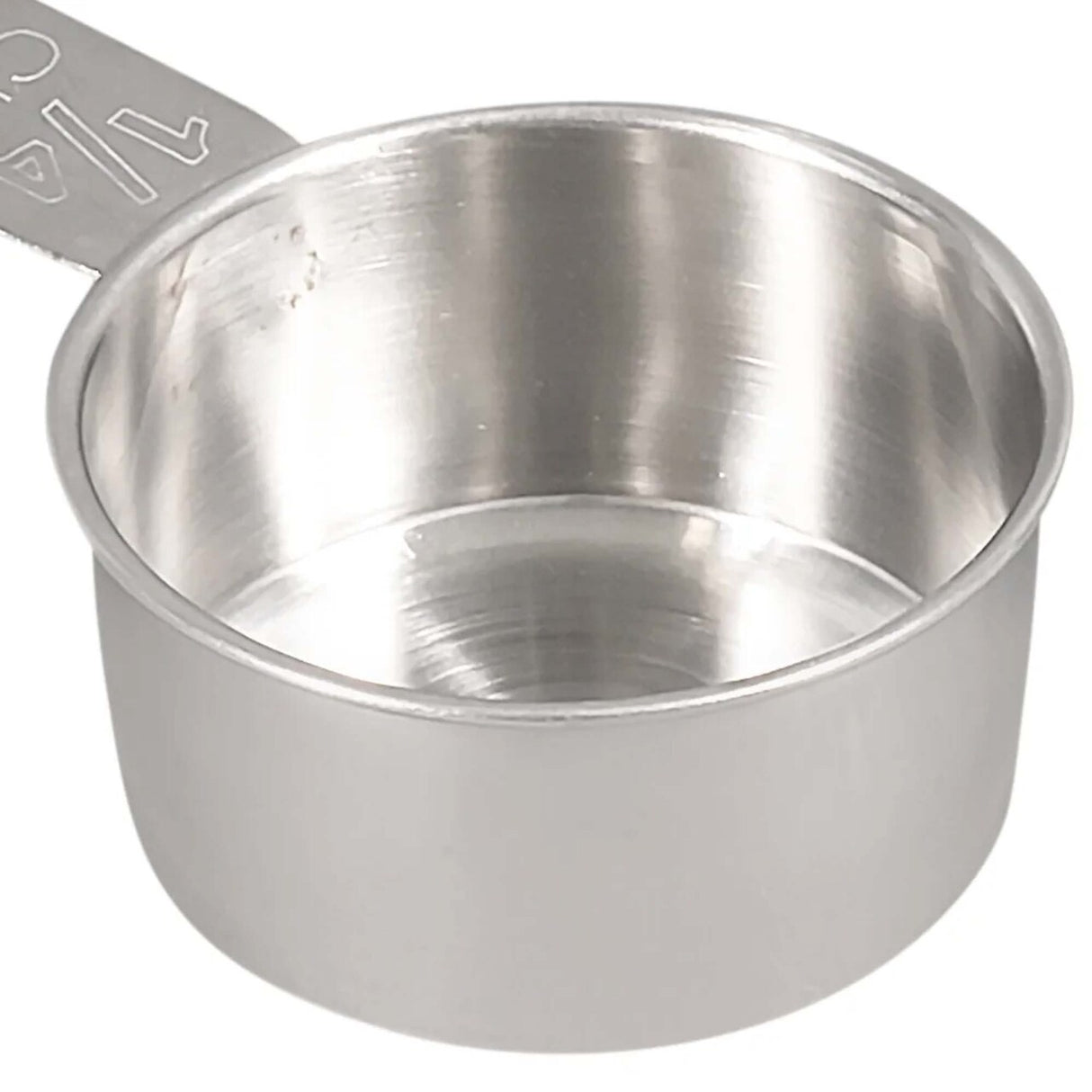 ¼ Cup Measuring Cup Stainless Steel, Graduated Interior & Exterior
