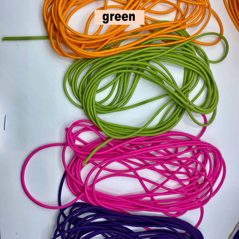 10 Yards Green Soft Elastic Cord for Sewing Crafts