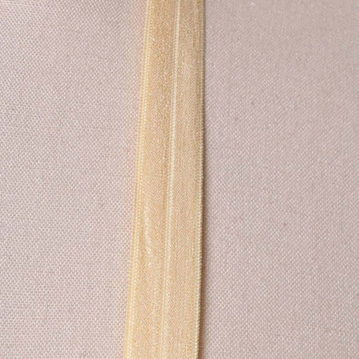 3 Yards Butter Yellow Fold Over Elastic 5/8" Soft Stretch Trim for Masks & Crafts