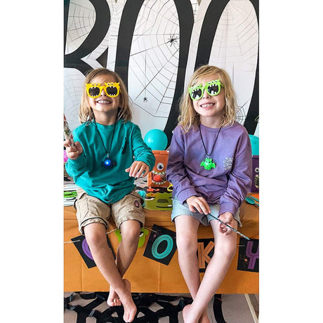 Colorful Kids Monster Sunglasses - 12 Pc. for Halloween Fun