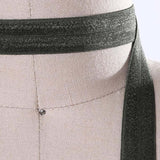 3 Yards 5/8" Dark Army Green Fold Over Elastic Face Mask Trim