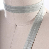 3 Yards Moss Green Fold Over Elastic Face Mask Trim 5/8"