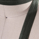 3 Yards Moss Green Fold Over Elastic Trim 5/8" Soft Olive Bias Stretch