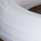 White Twill Tape with Silver Coin Fringe 3/4" Cotton Trim for Costumes & Crafts