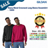 Gildan® Heavy Blend Crewneck Long Sleeve Sweatshirt