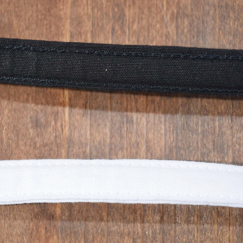 White Fabric Cotton Covered Polyester Boning