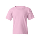 Youth Short Sleeve Heavy Cotton T-Shirt Breathable and Long Lasting