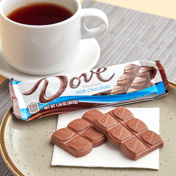 DOVE® Milk Chocolate Bar 1.44 oz. - 18/Box