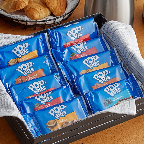 Pop-Tarts Assorted Flavor Toaster Pastry 2-Pack - 72/Case