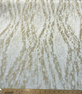 Baylis Rain Gold Jacquard Fabric - Gold Modern Woven Design, 54" Width (1 Yard)
