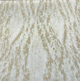 Baylis Rain Gold Jacquard Fabric - Gold Modern Woven Design, 54" Width (1 Yard)