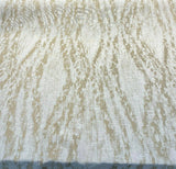 Baylis Rain Gold Jacquard Fabric - Gold Modern Woven Design, 54" Width (1 Yard)