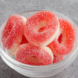 Kervan Gummy Strawberry Rings 5 lb. - 4/Case