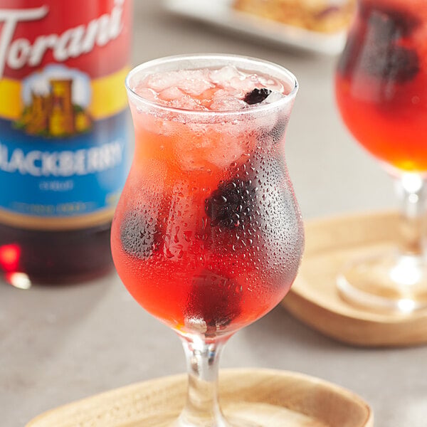 Torani Blackberry Flavoring / Fruit Syrup 750 mL Glass Bottle