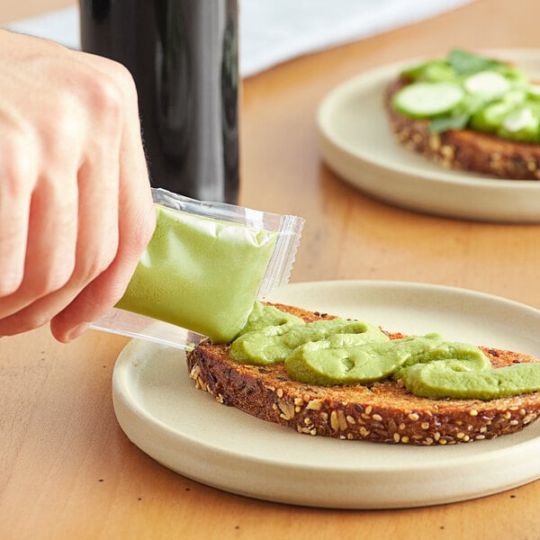Gator Pears Avocado Spread with Sea Salt Portion Packet 1.27 oz. - 100/Case