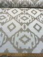 Baylis Aztec Taupe Jacquard Fabric - Taupe Aztec Pattern, 54" Width (1 Yard)