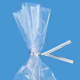 Silver Metallic Twist Ties - 100 Pack