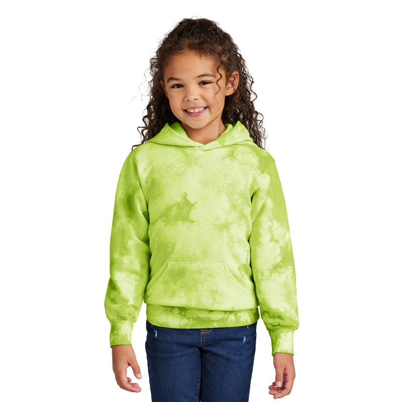 Port & Company® Youth Crystal Tie-Dye Pullover Hoodie
